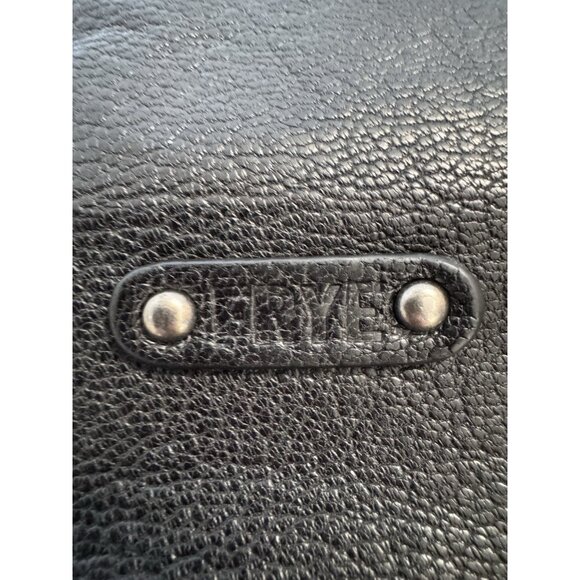 Frye Black Jesse Studded Leather Satchel Style Handbag EUC Clean $568 - Picture 15 of 16